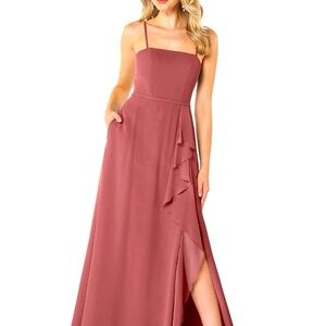 NWT Azazie Kaylee Dress w/ pockets 12